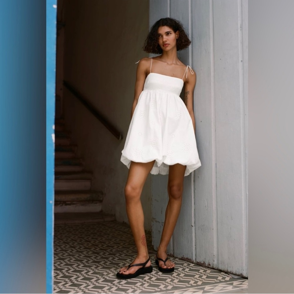 Zara strappy ballon dress